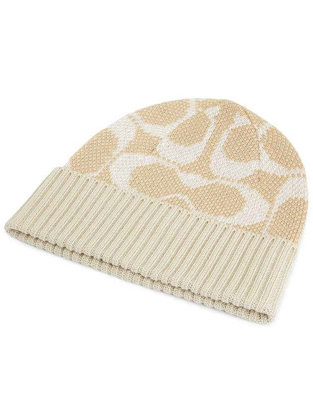 Women s Beanie CO100440 CAMEL - COACH - BALAAN 3