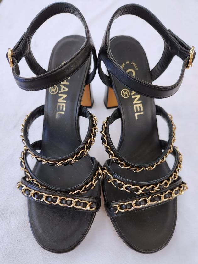 Women s CC Chain Strap Sandals G32883 Condition A - CHANEL - BALAAN 3