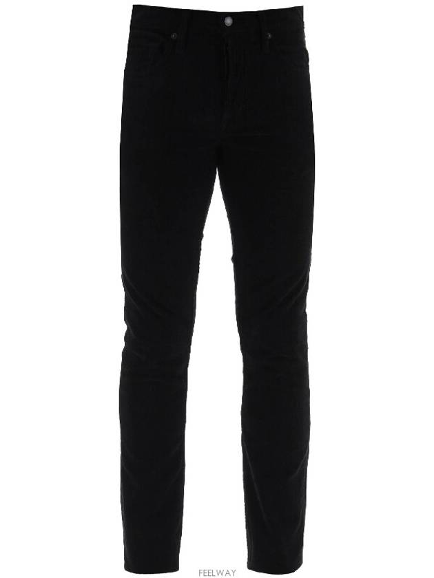 Corduroy Fivepocket Jeans Black - TOM FORD - BALAAN 5