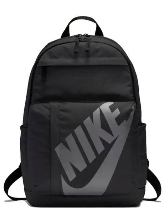 Elemental Big Logo Backpack Black - NIKE - BALAAN 1