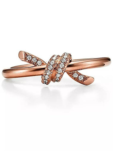 Tiffany note ring rose gold diamond setting 69526438 - TIFFANY & CO. - BALAAN 1