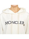 Embroidered logo hooded top white - MONCLER - BALAAN 6