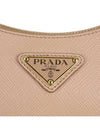 Re-Edition Saffiano Leather Mini Bag Cameo Beige - PRADA - BALAAN 8