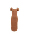 Max Mara cable knit midi dress 2313210431600014 003 - MAX MARA - BALAAN 1