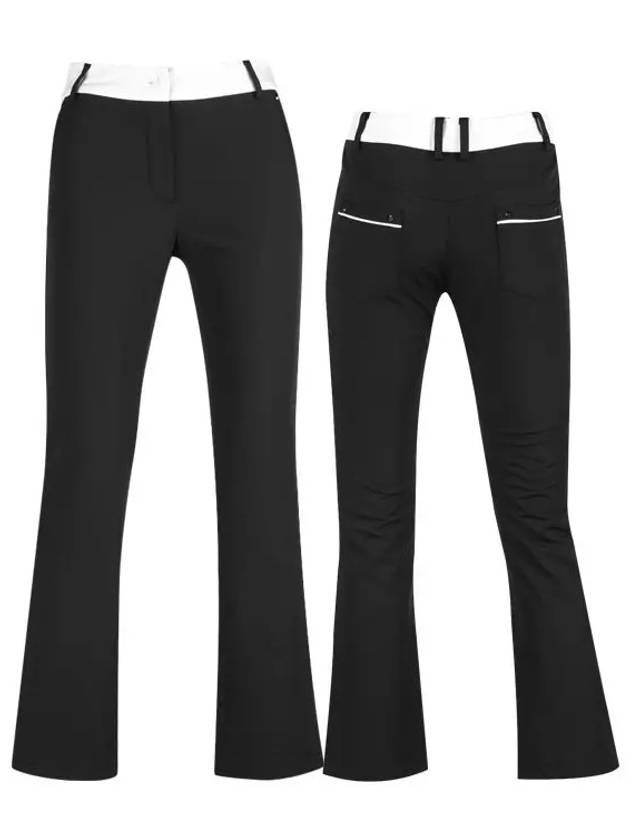 Women s premium line bootcut studded brushed golf pants JN4W212W - LUX GOLF - BALAAN 1