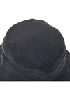 Logo Patch Nylon Metal Bucket Hat Black - STONE ISLAND - BALAAN 9