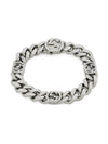 Palladium Metal Interlocking G Bracelet Silver - GUCCI - BALAAN 1