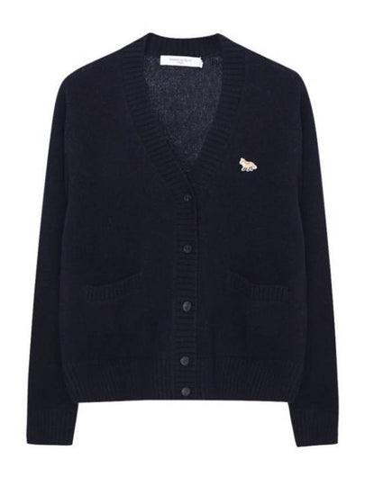 Baby Fox Patch Boxy Cardigan Navy - MAISON KITSUNE - BALAAN 2