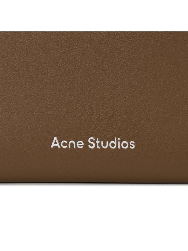 Logo Bifold Card Wallet Brown - ACNE STUDIOS - BALAAN 6