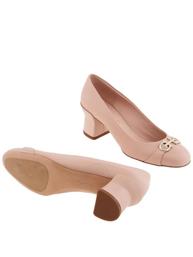 Salvatore Heel Pumps 01E488 757828 PETALO Pink - SALVATORE FERRAGAMO - BALAAN 3