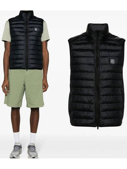 Chamber R Nylon Down Vest Navy - STONE ISLAND - BALAAN 2