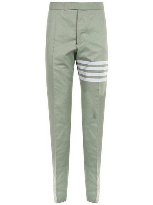 4 Bar Tailored Straight Pants Green - THOM BROWNE - BALAAN 2