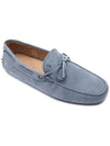 Gommino Nubuck Driving Shoes Blue - TOD'S - BALAAN 4