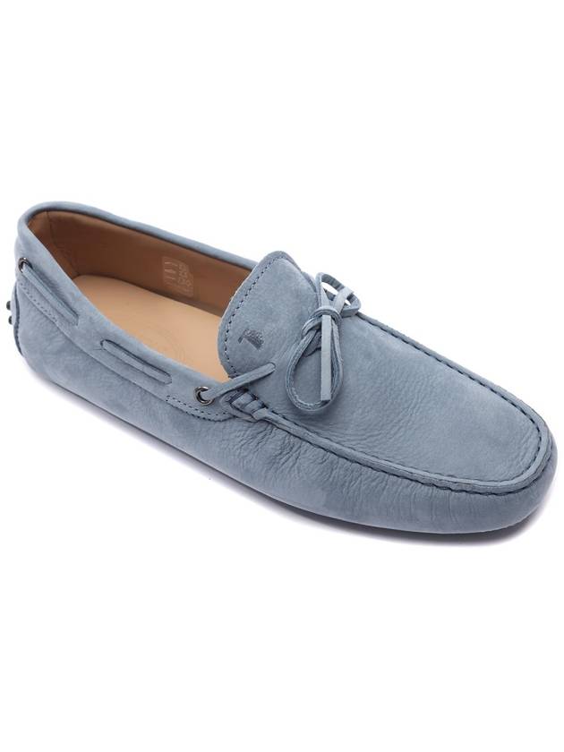 Gommino Nubuck Driving Shoes Blue - TOD'S - BALAAN 4