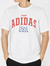 American USA Graphic Short Sleeve T-Shirt White - ADIDAS - BALAAN 2