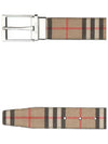 Lewis Leather Belt Beige - BURBERRY - BALAAN 3