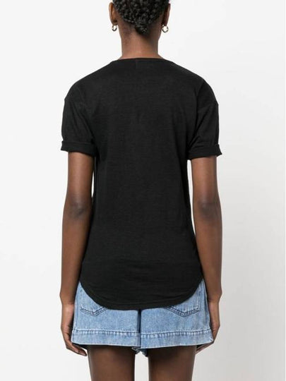 Short Sleeve T Shirt TS0004FA A1N09E 01BK Black - ISABEL MARANT - BALAAN 2