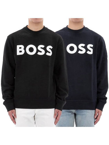 logo print relaxed fit sweatshirt 3 types 50487133 - HUGO BOSS - BALAAN 1