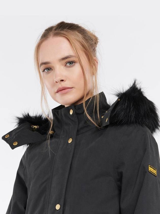 International Women's Long Fur Hooded Jacket INTERNATIONAL CAMDEN JACKET - BARBOUR - BALAAN 6