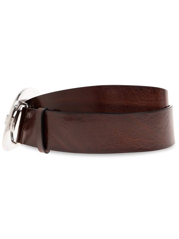 logo buckle leather belt BEM029312900001 - DSQUARED2 - BALAAN 4