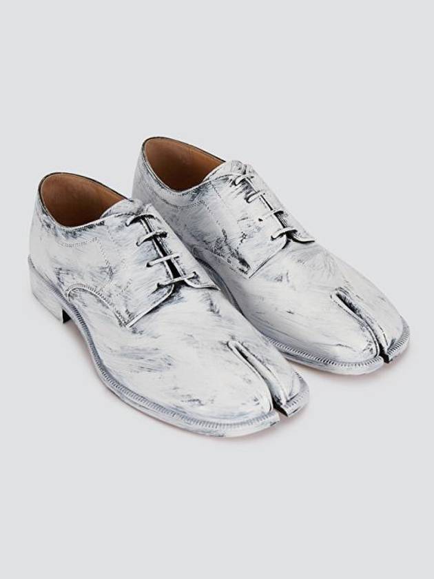 Paint Tabi Lace Up Derby White - MAISON MARGIELA - BALAAN 4