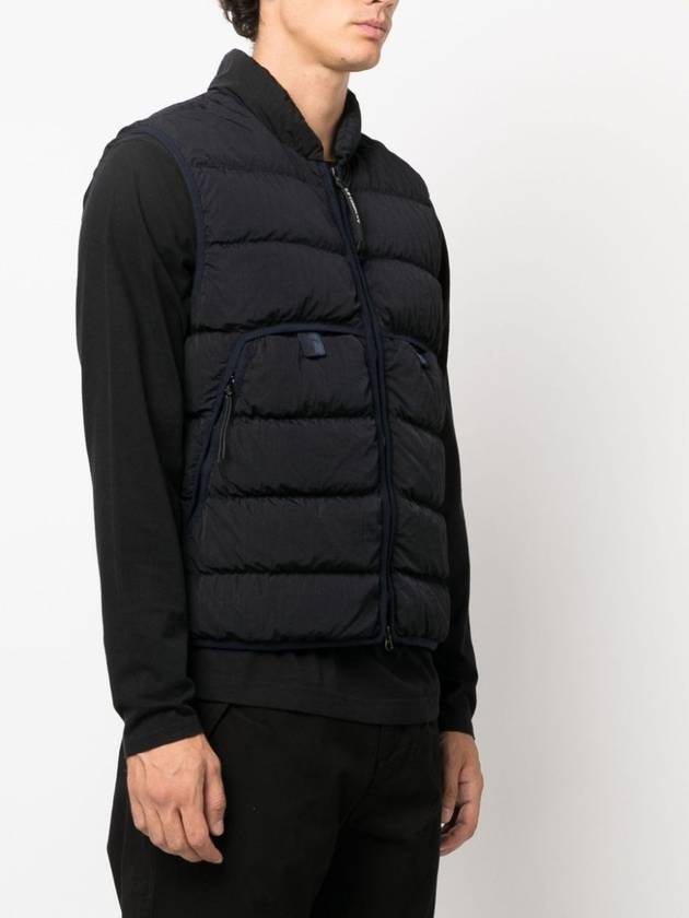 Eco-Chrome R Down Vest Black - CP COMPANY - BALAAN 4