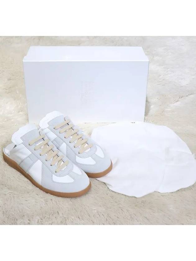 Women's Replica Cut Out Mule Low Top Sneakers White - MAISON MARGIELA - BALAAN 8