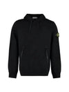 Cotton Waffen Patch Hoodie Navy - STONE ISLAND - BALAAN 2