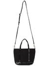 Cabas XS AJ 2way Canvas Tote Bag Black - VANESSA BRUNO - BALAAN 8