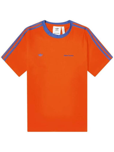 Cotton Short Sleeve T-Shirt Orange - ADIDAS - BALAAN 1