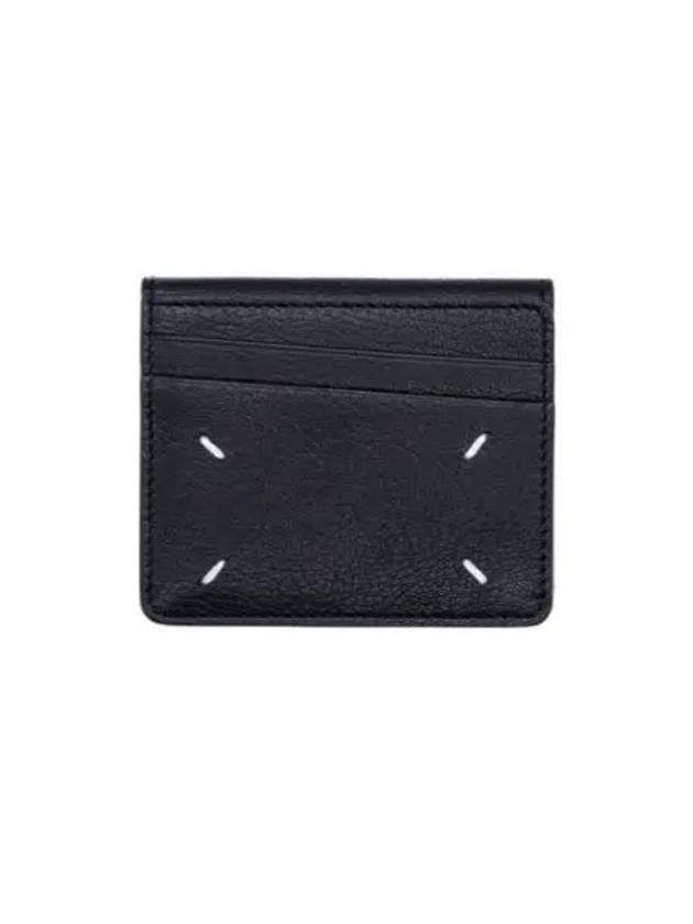 Stitch Flap Card Wallet Black - MAISON MARGIELA - BALAAN 2