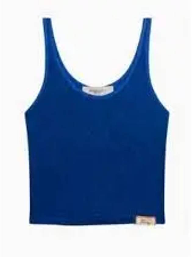 Cotton Sleeveless Mazarine Blue - GOLDEN GOOSE - BALAAN 2