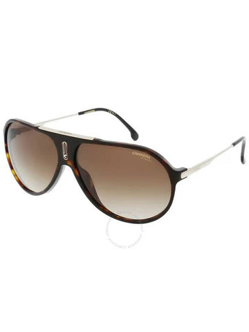 Carrera Brown Shaded Pilot Unisex Sunglasses HOT 65 0086/HA 63 - CARRERA - BALAAN 1