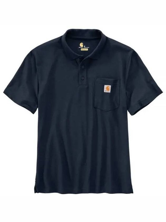 CONTRACTORS WORK POCKET POLO K570 NVY contractor - CARHARTT - BALAAN 1