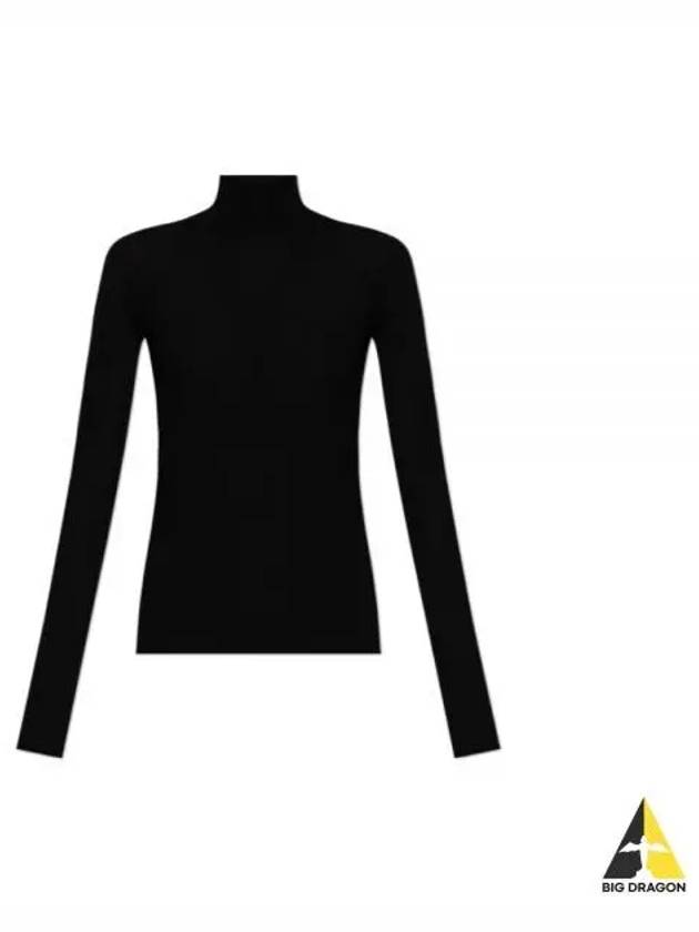 Woolen Turtleneck Black - BOTTEGA VENETA - BALAAN 2