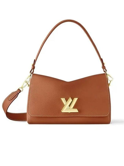 Soft Twist Leather Shoulder Bag Brown - LOUIS VUITTON - BALAAN 2