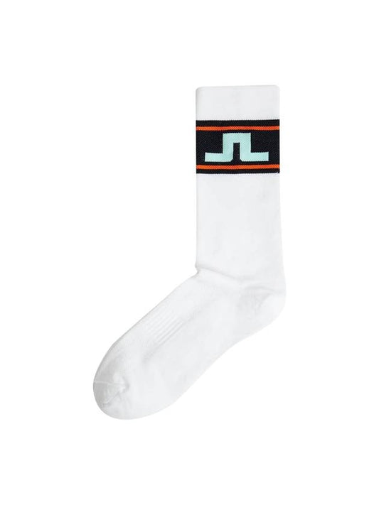 Golf Lei Socks White Black - J.LINDEBERG - BALAAN 1