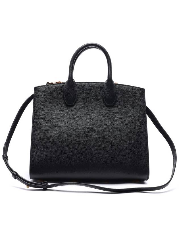 Medium Studio Box Tote Bag Black - SALVATORE FERRAGAMO - BALAAN 5