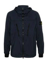 Skin Touch Nylon TC Hooded Jacket Navy - STONE ISLAND - BALAAN 3