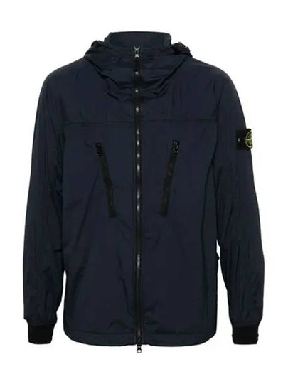 Skin Touch Nylon TC Hooded Jacket Navy - STONE ISLAND - BALAAN 2