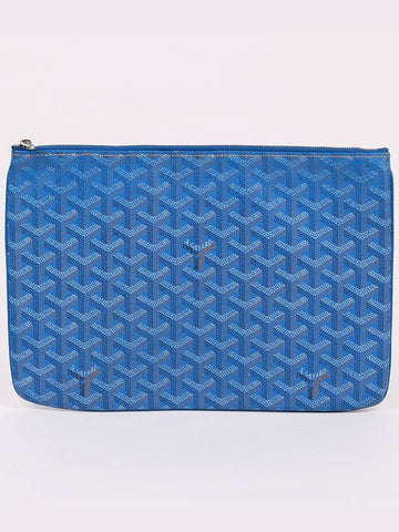 Special Blue Senna MM Men s Clutch Bag - GOYARD - BALAAN 1