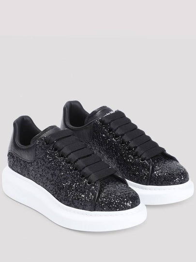 Sneakers Larry Alexander McQueen in pelle glitter - ALEXANDER MCQUEEN - BALAAN 2