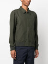 Gilles Zip-Up Long Sleeve Shirt Jacket Green - A.P.C. - BALAAN 4