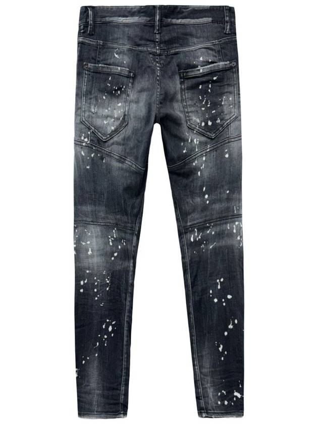 Diamond Studs Wash Tidy Biker Jeans Black - DSQUARED2 - BALAAN 3