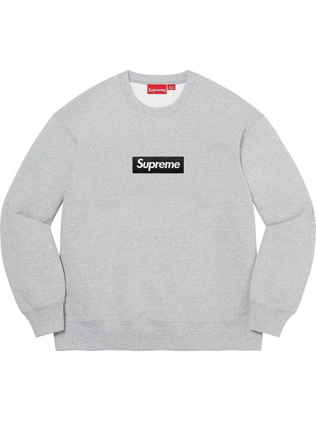 Box Logo Crew Neck Sweatshirt Heather Grey - SUPREME - BALAAN 2