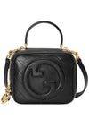 Blondie Top Zipper Leather Shoulder Bag Black - GUCCI - BALAAN 2