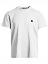 Logo Patch Crew Neck Cotton Short Sleeve T-Shirt Ivory - PARAJUMPERS - BALAAN 2