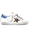 Superstar Glitter Low Top Sneakers Blue White - GOLDEN GOOSE - BALAAN 3