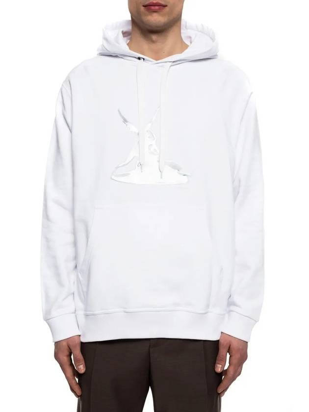 Burberry 8024368 A1464 Hoodie White Burberry - BALMAIN - BALAAN 3