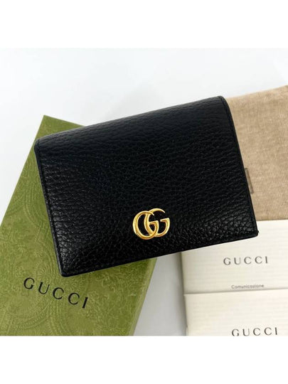 GG Marmont Women s Bicycle Wallet Black 456126 - GUCCI - BALAAN 2